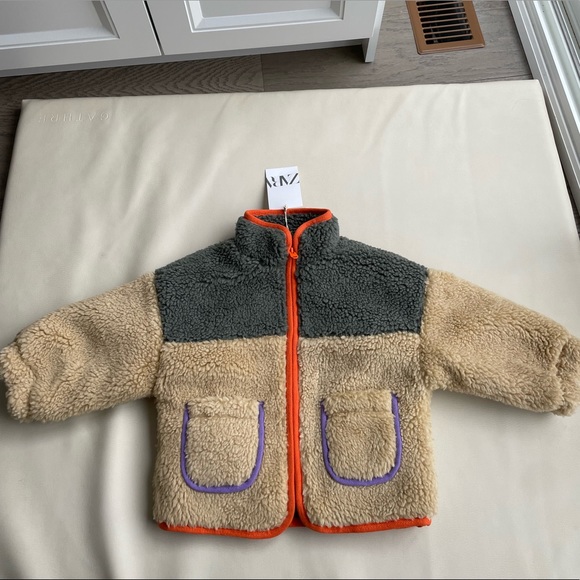 Zara Other - Zara Kids Faux Shearling Jacket 12-18 month and 18-24 months